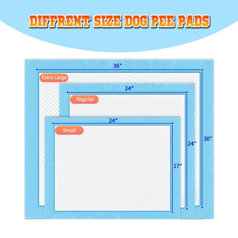 150 Count Medium (30" x 36") Super Absorbent Dog and Puppy Training Pads