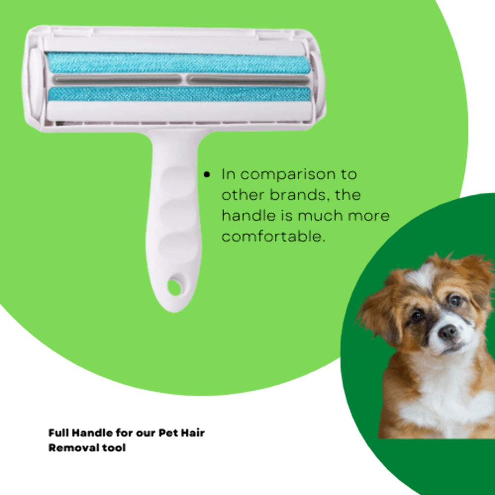 Professional Reusable Pet Hair Remover Roller for Furniture, Upholstery, Carpets, and Car Interiors