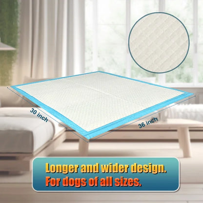 150 Count Medium (30" x 36") Super Absorbent Dog and Puppy Training Pads