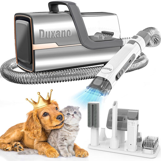 Professional Dog Grooming Kit with High-Power Vacuum and 15000 Pa Suction Capacity