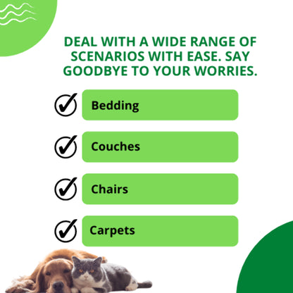 Professional Reusable Pet Hair Remover Roller for Furniture, Upholstery, Carpets, and Car Interiors