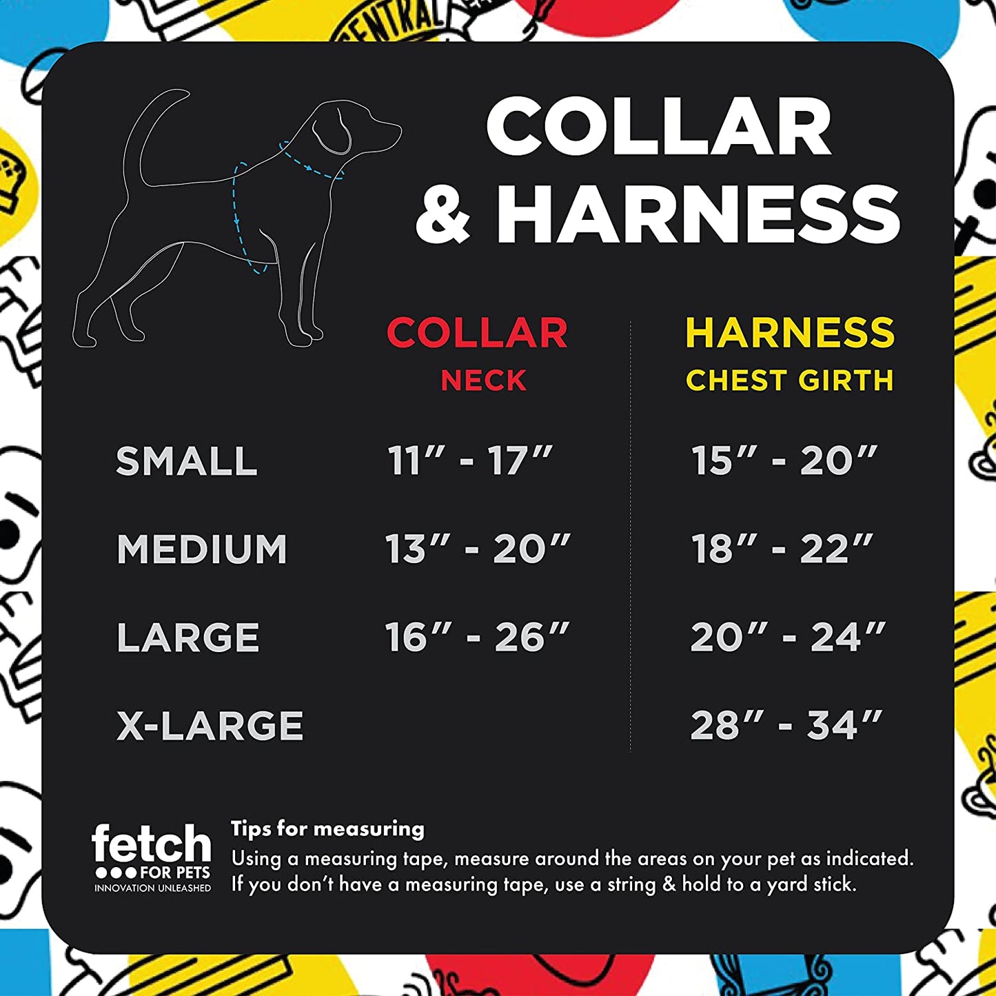 Friends Merchandise: Classic TV Show Dog Collar in Black with D-Ring for Medium Breeds